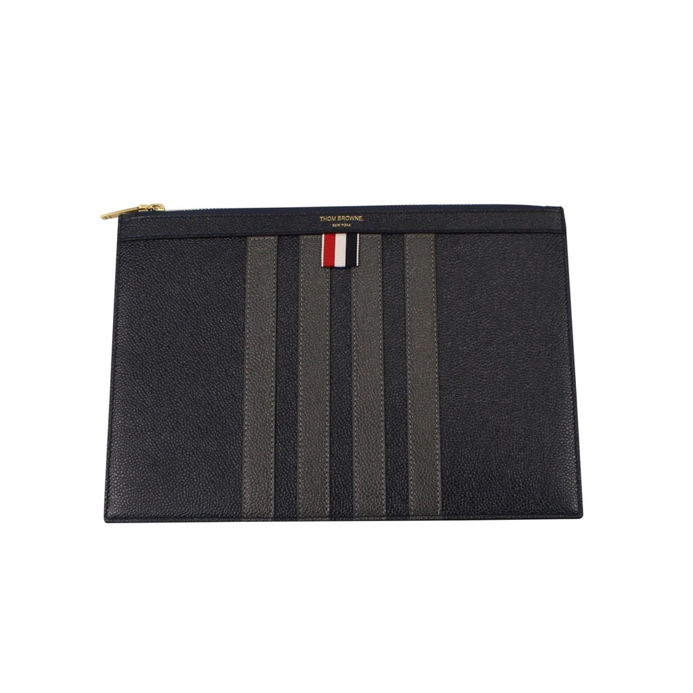 Thom Browne Gray and Black Men's Bag